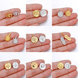 3pcs Stainless Steel Tree Sunflower Charms DIY Jewelry Making