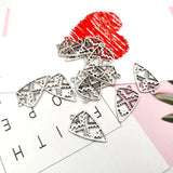 25pcs Geometric Pattern Charms Triangle Pendants DIY Jewelry Accessories