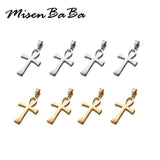 5PCS Egyptian Life Symbol Ankh Charm Pendant for Necklace Diy Jewelry Making