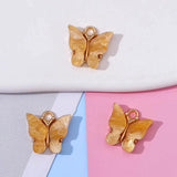 20Pcs Butterfly Pendant Earring Necklace Bracelet DIY Jewelry Set