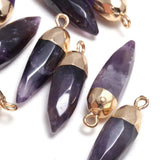 Natural Stone Faceted Opal Pendants for DIY Jewelry Making