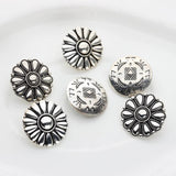 Vintage Flowers Concho Buttons Charms Pendants 3pcs/lot DIY Jewellery