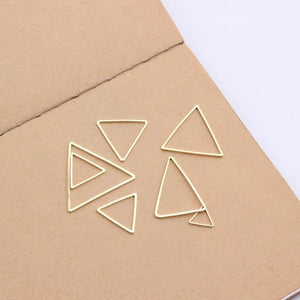 50pcs Copper KC Triangle Jewelry Charms DIY Making Pendants