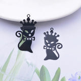 10pcs Stainless Steel Animal Charms for DIY Jewelry Making