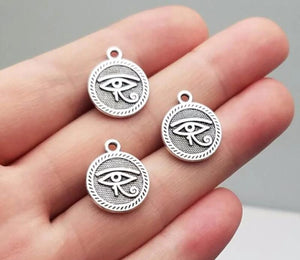 30pcs Eye of Horus Charms Egypt Pendants DIY Jewelry Making Findings