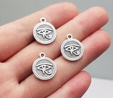 30pcs Eye of Horus Charms Egypt Pendants DIY Jewelry Making Findings
