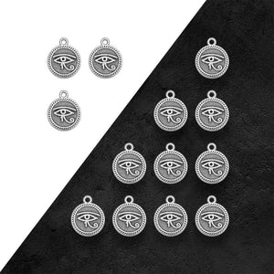 30pcs Eye of Horus Charms Egypt Pendants DIY Jewelry Making Findings