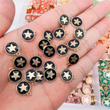 Enamel Alloy Small Pendant Star Charm for DIY Jewelry Making