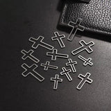 30pcs Stainless Steel Pendant Flower Resin Frame DIY Jewelry