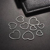 30pcs Stainless Steel Pendant Flower Resin Frame DIY Jewelry