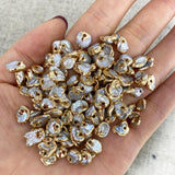 3pcs Freshwater Pearl Charms Pendants 8-10mm DIY Jewelry Making