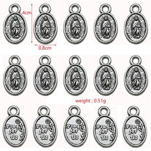 3 Coins Goddess Pendant Bracelet Necklace Earring DIY Making Supplies