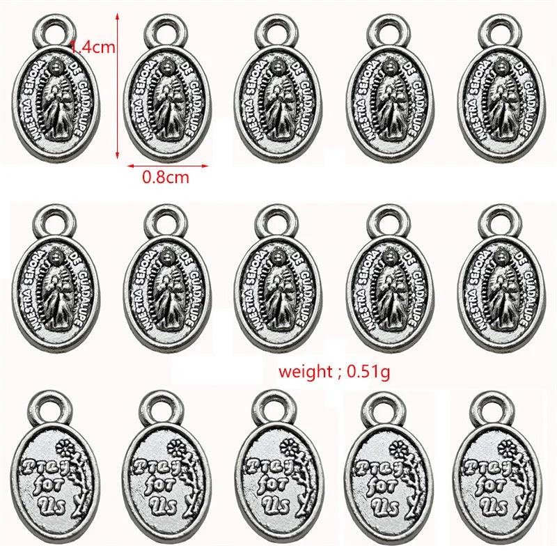 3 Coins Goddess Pendant Bracelet Necklace Earring DIY Making Supplies