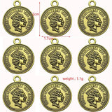 3 Coins Goddess Pendant Bracelet Necklace Earring DIY Making Supplies