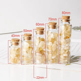 5-8mm Chip Stone Wishing Bottle Healing Crystal Quartz Mineral Decor