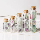 5-8mm Chip Stone Wishing Bottle Healing Crystal Quartz Mineral Decor