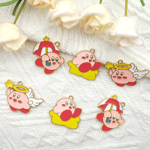 10pcs Alloy Anime Earrings Keychain Bracelet Necklace