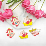 10pcs Alloy Anime Earrings Keychain Bracelet Necklace