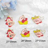 10pcs Alloy Anime Earrings Keychain Bracelet Necklace