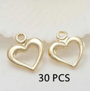 Champagne 14K Plated Brass Charms Pendants