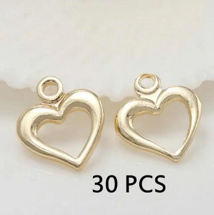 Champagne 14K Plated Brass Charms Pendants