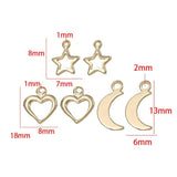 Champagne 14K Plated Brass Charms Pendants