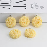 10pcs 3D Popcorn Instant Noodles Resin Food Charms DIY Accessory