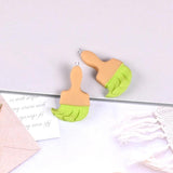 10Pcs Paint Brush Resin Charms Mini Pendants DIY Accessories C125