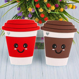 Coffee Cup Silicone Beads Teether DIY Jewelry Making Food Baby Toys