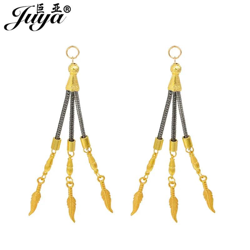 Tassel Charms Pendant for Earrings Necklaces DIY Jewelry Making Accessories