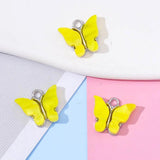 20Pcs Colorful Resin Butterfly Pendants for Jewelry Making DIY Accessories