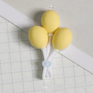 10pcs Love Heart Balloon Charms for DIY Jewelry Making