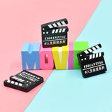 10pcs Blackboard Clapperboard Charms Pendant for DIY Earrings C736