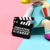 10pcs Blackboard Clapperboard Charms Pendant for DIY Earrings C736