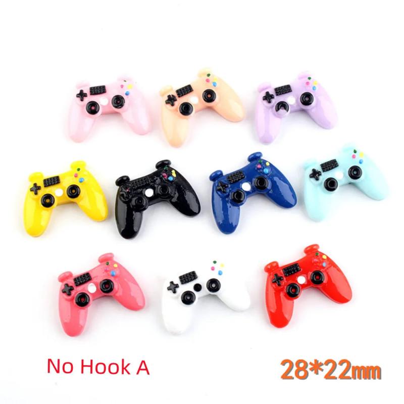 10Pcs Mini Game Controller Charms for DIY Jewelry Making