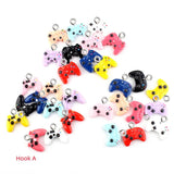 10Pcs Mini Game Controller Charms for DIY Jewelry Making