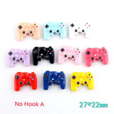 10Pcs Mini Game Controller Charms for DIY Jewelry Making