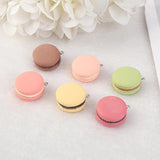 10pcs Macaron Charms Resin Earring Pendant DIY Keychain Accessory