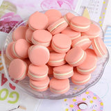 10pcs Macaron Charms Resin Earring Pendant DIY Keychain Accessory