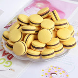 10pcs Macaron Charms Resin Earring Pendant DIY Keychain Accessory