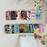 Chocolate Cookies Resin Charms Earrings DIY Jewelry Making