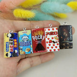 Chocolate Cookies Resin Charms Earrings DIY Jewelry Making