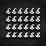 30pcs/lot Antique Silver Halloween Wizard Pendants 3D Witch's Hat Charms