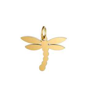 5pcs Stainless Steel Dragonfly Pendant DIY Jewelry Making