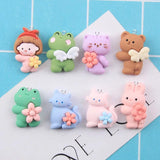 10pcs Animal Charms Pendants for DIY Jewelry Making