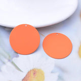 6pcs 30mm Round Charms Red Multicolour Pendant DIY Jewelry Making