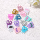 10Pcs 26*35mm UGH Charms Resin Crafts For DIY Jewelry Making