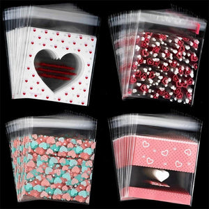 100pcs Candy Cookie Bag Packaging Favor for Small Business