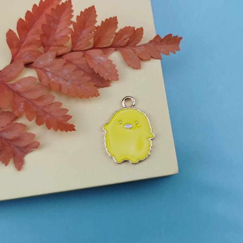 10pcs Chick Spaceman Charms Metal Pendants for DIY Jewelry