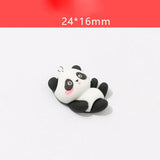 10pcs Panda Head Charms Resin Floating Animal Pendant DIY Earrings C846